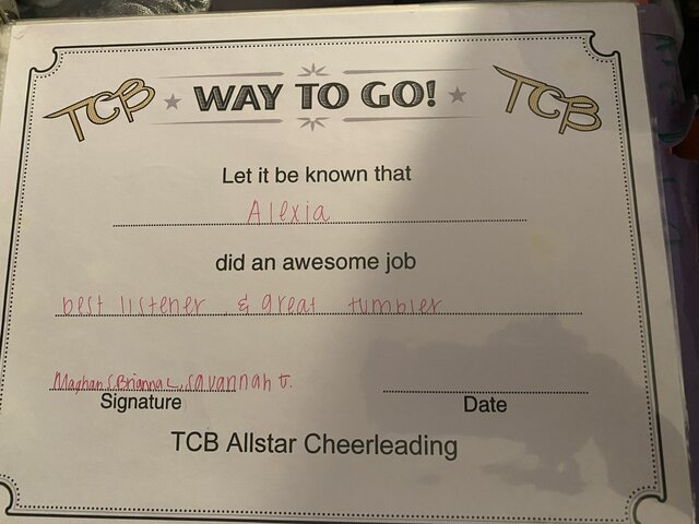 Cheering for TCB-2