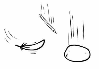 Todos los cuerpos caen a una misma velocidad