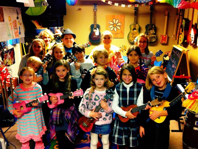 first day of Ukulele lessons
