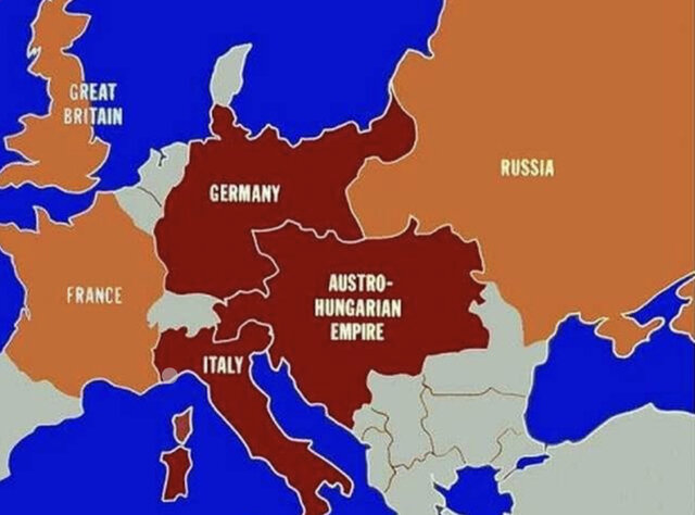 Triple entente Gran Bretaña, Rusia y Francia
