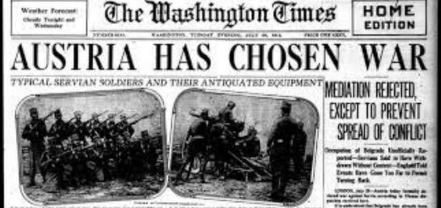 Austria declara la guerra a Serbia