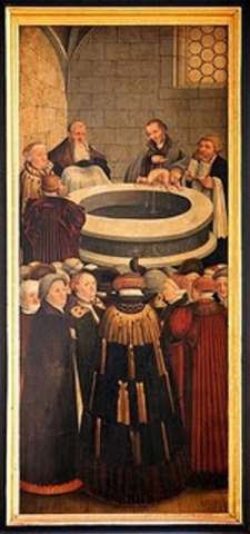Martin Luther was baptized