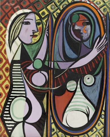Pablo Picasso. Girl before a Mirror