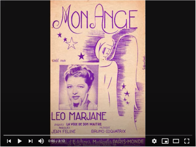 Léo Marjane "Mon Ange"