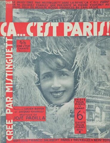 Mistinguett - Ça c'est Paris - 1