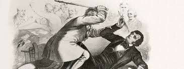 Preston Brooks vs Charles Sumner 1856