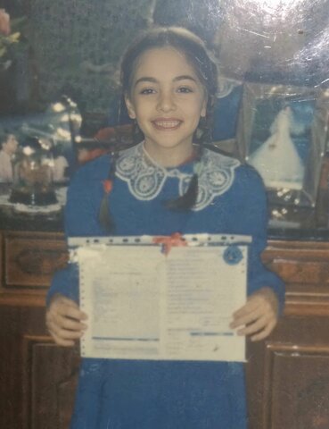 I started primary school.