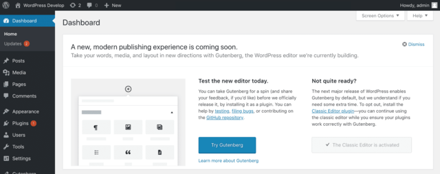 WordPress 5.0.