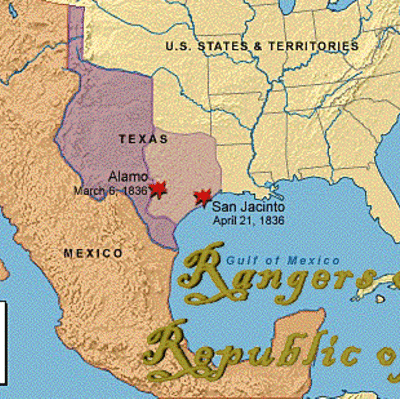 Timeline: Texas and the American West-1836-1845