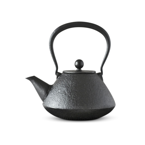 Violet hides the kettle