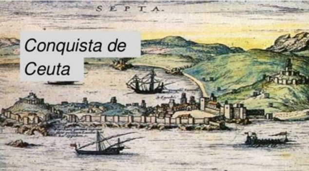 The Portuguese seized Ceuta.