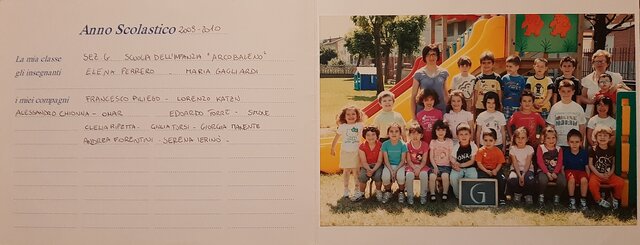 Foto di Classe Ultimo Anno Scuola dell'Infanzia