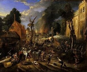 The 80 Years War between the Netherlands and the Spanish Empire began.