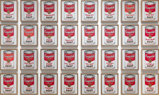 Campbell's Soup Cans by Andy Warhol