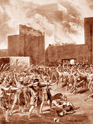 Akkadian Empire Fall