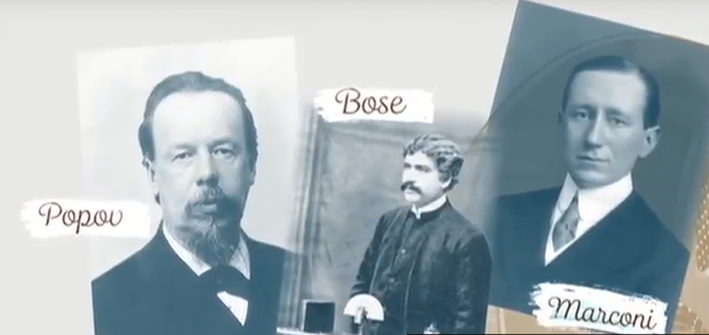 Primera transmisión de señales radioeléctricas.