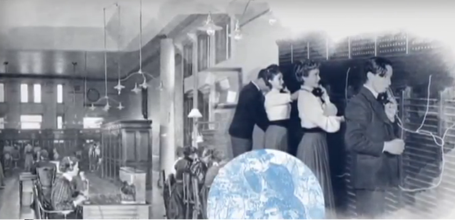 Primera línea telefónica.