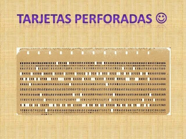 Tarjetas perforadas