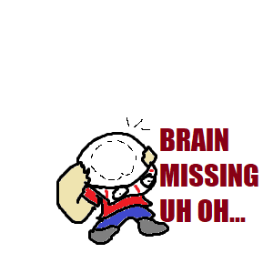 Stanley realizes brain is missing :O