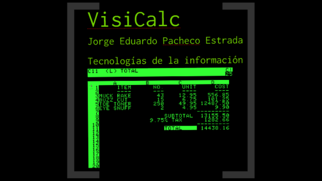 Visicalc