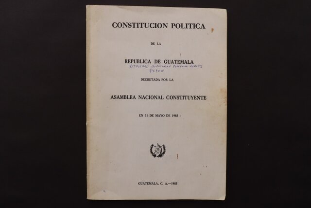 Constitución de la República de Guatemala