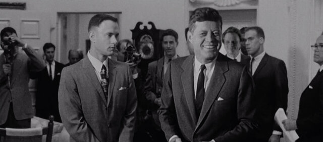 All-American Football Team meets Pres. JFK