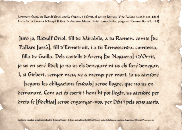 Primers textos a la plenitud medieval