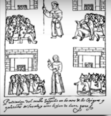 Vision de los tlaxcaltecas de su evangelización por los franciscanos, en León portilla.