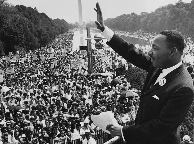 Martin Luther King gave the ‘I have a dream speech’