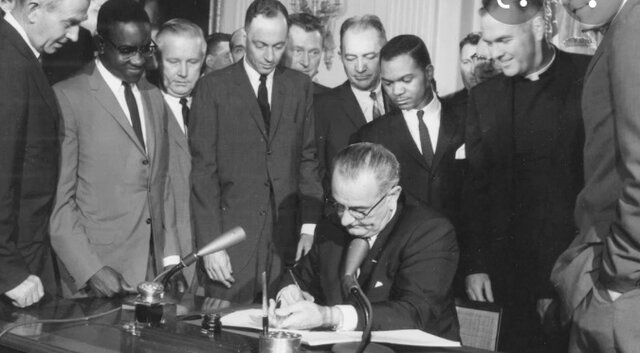 Senate passes President Johnson’s Civil Rights Bill