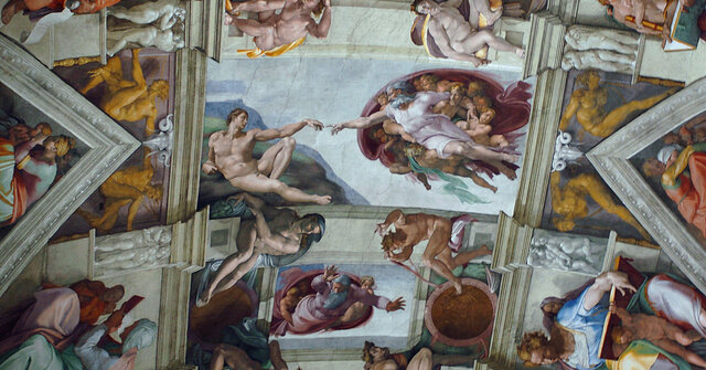 Miguel Àngel inicia la pintura de la Capilla Sixtina