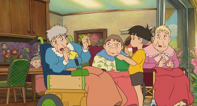 They take ponyo to see the elders  but one dosen't like ponyo