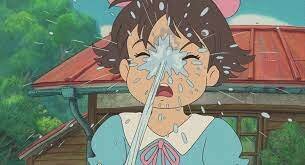 ponyo sprayed her face cause she called ponyo ugly