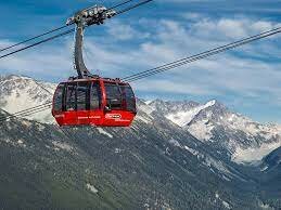 Gondola ride in Banff