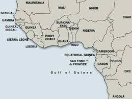 Entrada no Golfo de Guinea