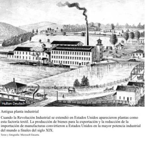 Revolución Industrial Estados Unidos