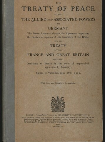 El Tratado de Versalles