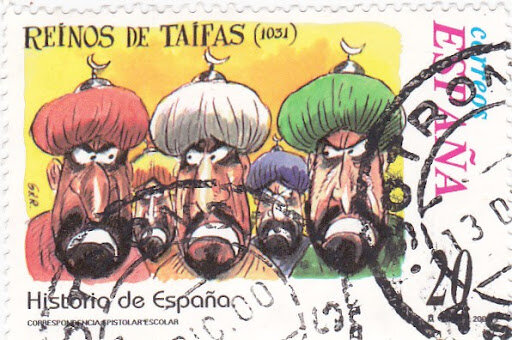 División de Al-Ándalus en taifas