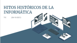 Timeline: TIC; Hitos históricos de la informática