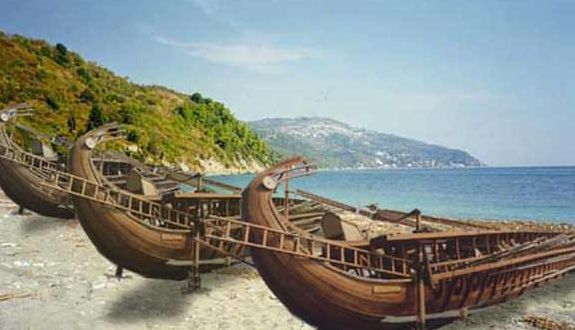 Persian fleet landed at Marathon