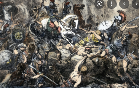 Athenian army helped the Greeks in Asia Minor rebel against the Persians