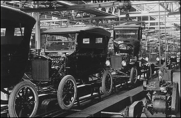 A Ford T-modell a detroiti gyárba került