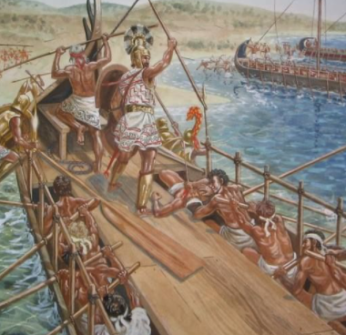 Mycenaeans invaded mainland Greece