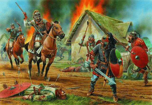 Conquista del reino suevo por Leovigildo