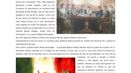 Timeline: Independencia de México