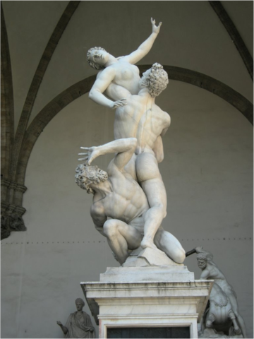 Giambologna: Rapte de les Sabines.