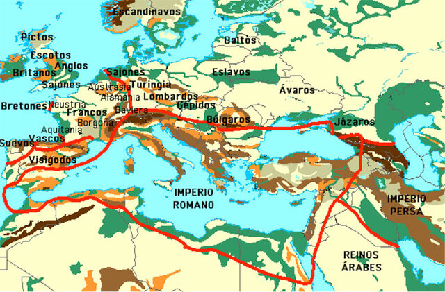 Inicio de la peste de Justiniano