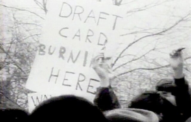 David Miller arrested for publicly burning a draft card