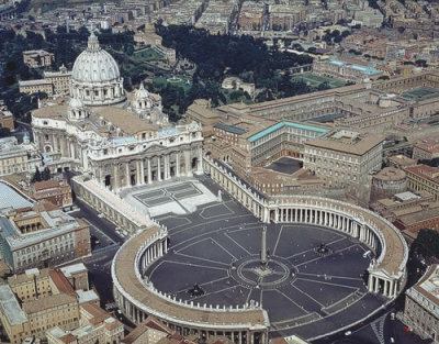 Gian Lorenzo Bernini: Plaça de Sant Pere del Vaticà