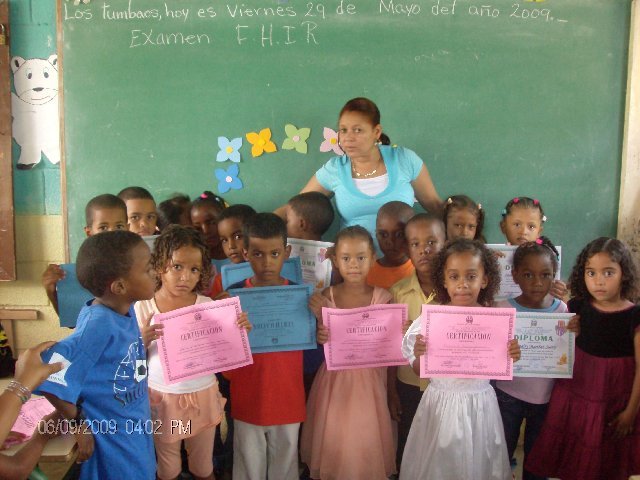 I graduated from kindergarden